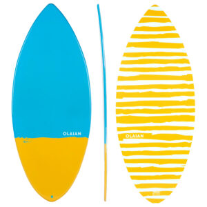 Skimboard Kinder 900 Composite-Fasern blau/orange