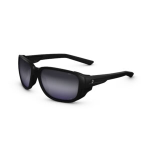 Sonnenbrille Erwachsene Kat. 4 polarisierend Wandern - MH570 schwarz/silber