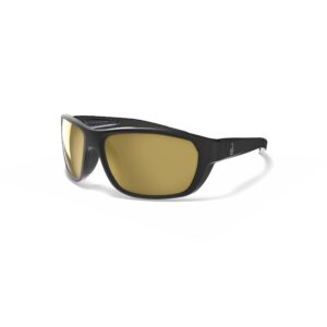 Sonnenbrille Segeln Damen/Herren polarisierend schwimmfähig 500 Grösse S schwarz/gold