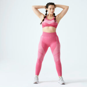 Sport-BH seamless mittlerer Halt - 560 rosa