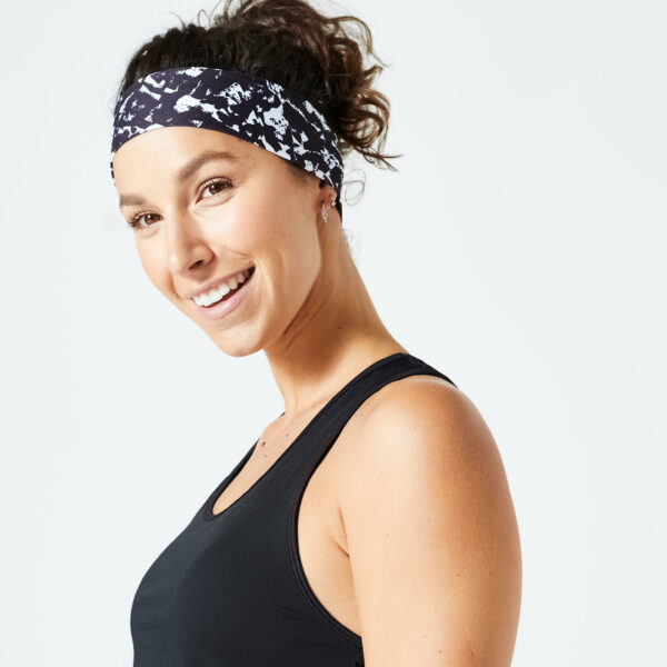 Stirnband Fitness Cardio Damen - bedruckt mit Gummi