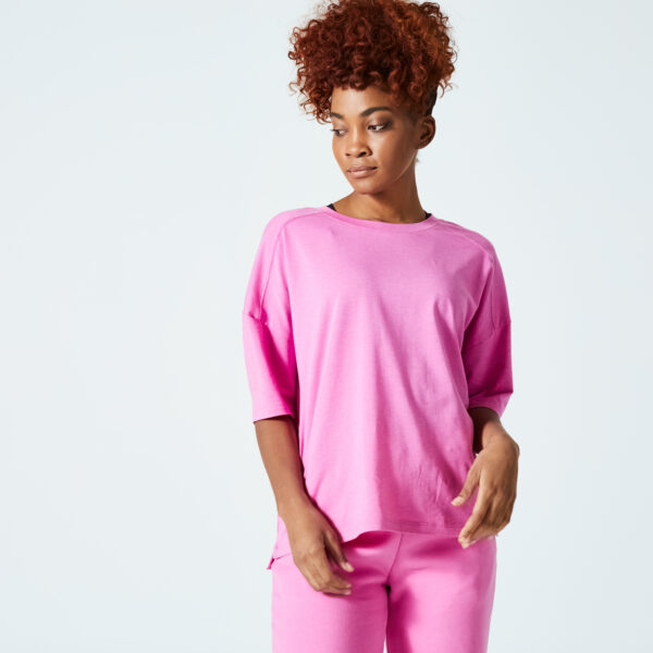 T-Shirt Damen Loose - 520 rosa