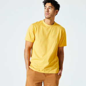 T-Shirt Herren - 500 Essentials gelb