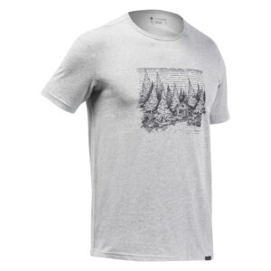 T-Shirt Herren - NH100 hellgrau