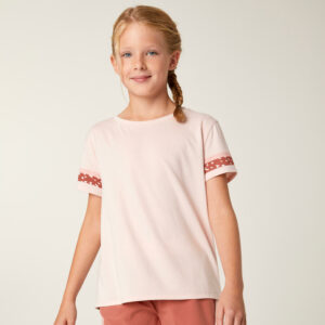 T-Shirt Kinder Baumwolle - 500 rosa