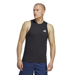 Tankshirt Fitness Cardio Adidas Herren schwarz