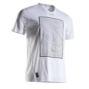 Tennisshirt 900 Herren Light 900 weiß/gelb