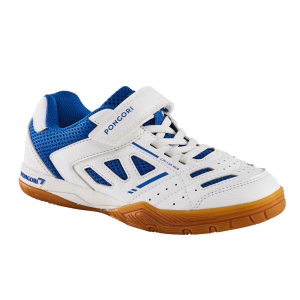 Tischtennisschuhe Hallenschuhe Kinder - TTS 500 weiss/blau