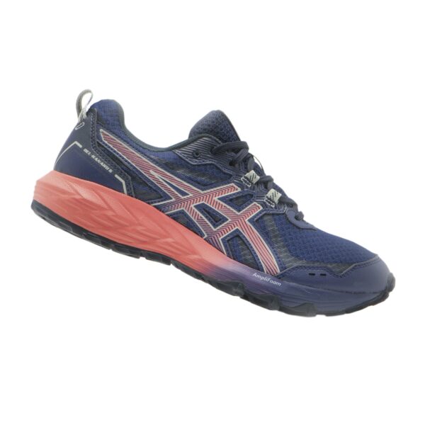 Trailrunningschuhe Damen Asics - Gel-Kanaku 5 dunkelblau/orange