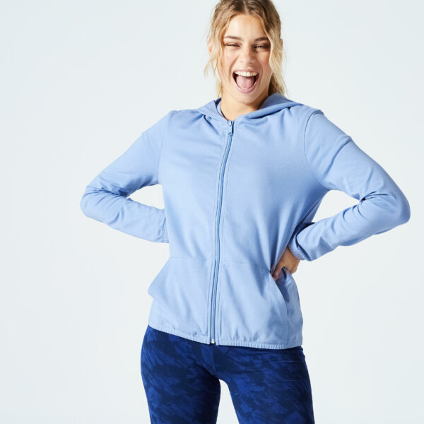 Trainingsjacke Damen - 100 indigoblau