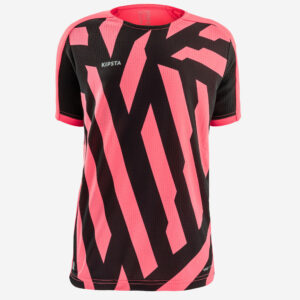 Trikot Kinder Fussball - Viralto Axton rosa/schwarz