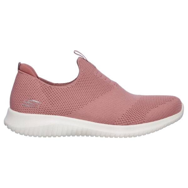 Walking Schuhe Sneaker Damen Slip On Skechers - Ultra Flex malve