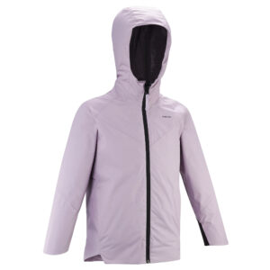 Wanderjacke Kinder Mädchen Gr. 122–170 wasserdicht - MH500 violett