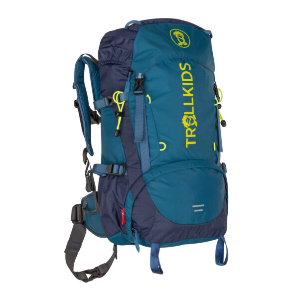 Wanderrucksack Kinder Trollkids - Trolltunga 30 Liter blau/grün