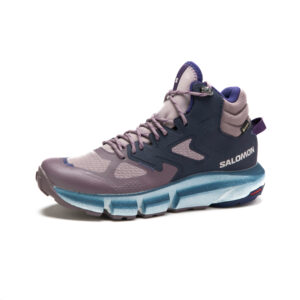 Wanderschuhe Damen halbhoch Bergwandern - Platinum Predict Hike Gore-Tex violett