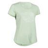 Wandershirt Damen kurzarm - NH500 hellgrün