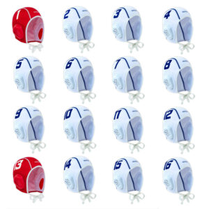 Wasserball-Kappen Erwachsene 16er-Set - WP900 weiss