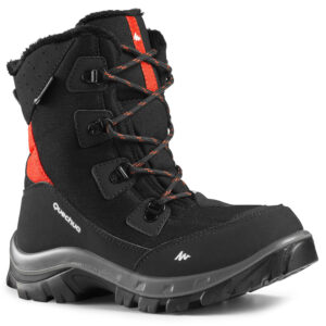 Winterschuhe Winterwandern - SH500 wasserdicht hoch Kinder Gr.30–38 schwarz