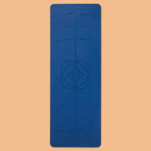 Yogamatte Grip+ 5 mm V2 185 cm × 65 cm × 5 mm indigoblau