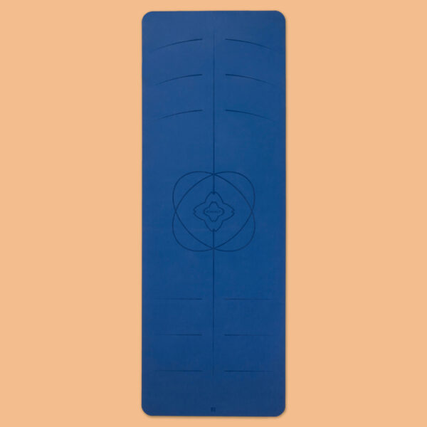 Yogamatte Grip+ 5 mm V2 185 cm × 65 cm × 5 mm indigoblau