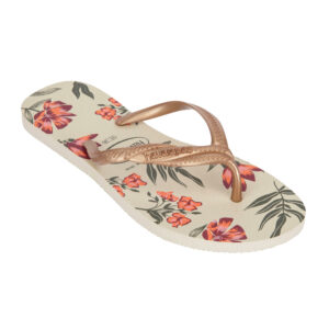 Zehensandalen HAVAIANAS Floral Damen beige