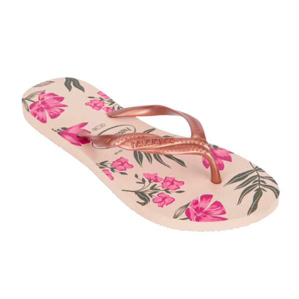 Zehensandalen HAVAIANAS Floral Damen rosa