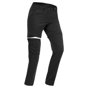 Zip-Off-Hose Damen Bergwandern - MH550 schwarz