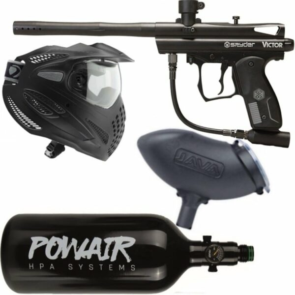 Kingmann Spyder Victor Paintball Markierer Sparpaket / Komplettset