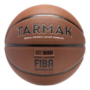 Basketball - BT500 Grösse 7 Fiba Herren/Jungen ab 13 Jahren braun