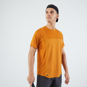 Herren Tennis T-Shirt - Dry RN ocker/schwarz