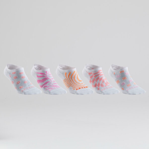 Tennissocken Low 5er-Pack – RS160 Motiv weiss