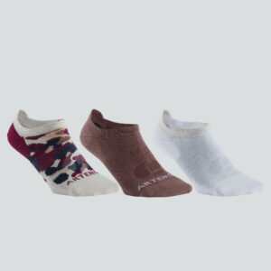 Tennissocken - RS 160 Low 3er-Pack camouflage/weiss