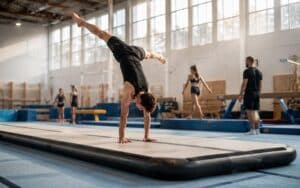 Mehr Sicherheit beim Turnen: Warum Airtrack Matten immer häufiger zum Training gehören